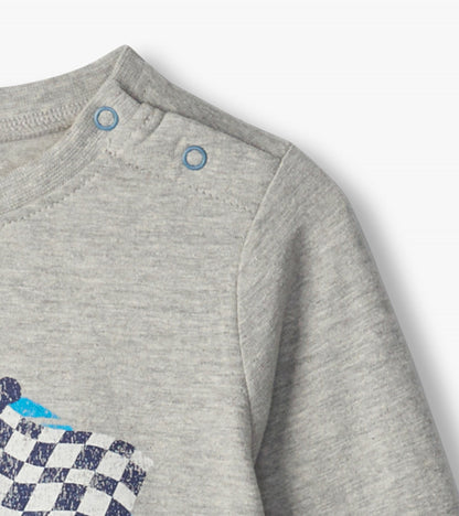 Baby & Toddler Boys Checkered Flag Long Sleeve T-Shirt