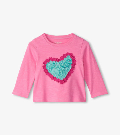 Baby & Toddler Girls Happy Hearts Long Sleeve T-Shirt