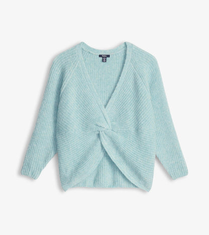 Cross Over Sweater - Sage Green