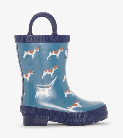 Toddler Boys French Bulldogs Rain Boots