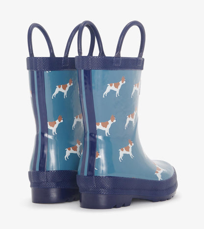 Toddler Boys French Bulldogs Rain Boots