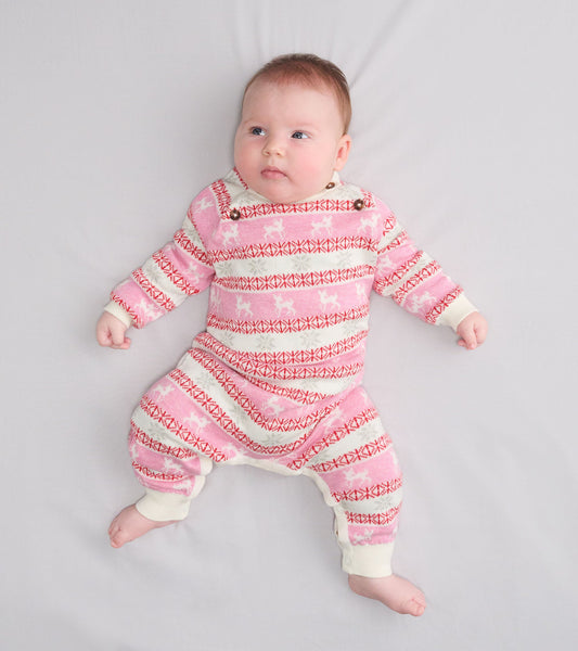 Baby Doe Fair Isle Sweater Romper