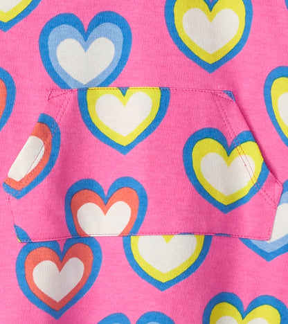 Baby & Toddler Girls Big Groovy Heart Terry Dress