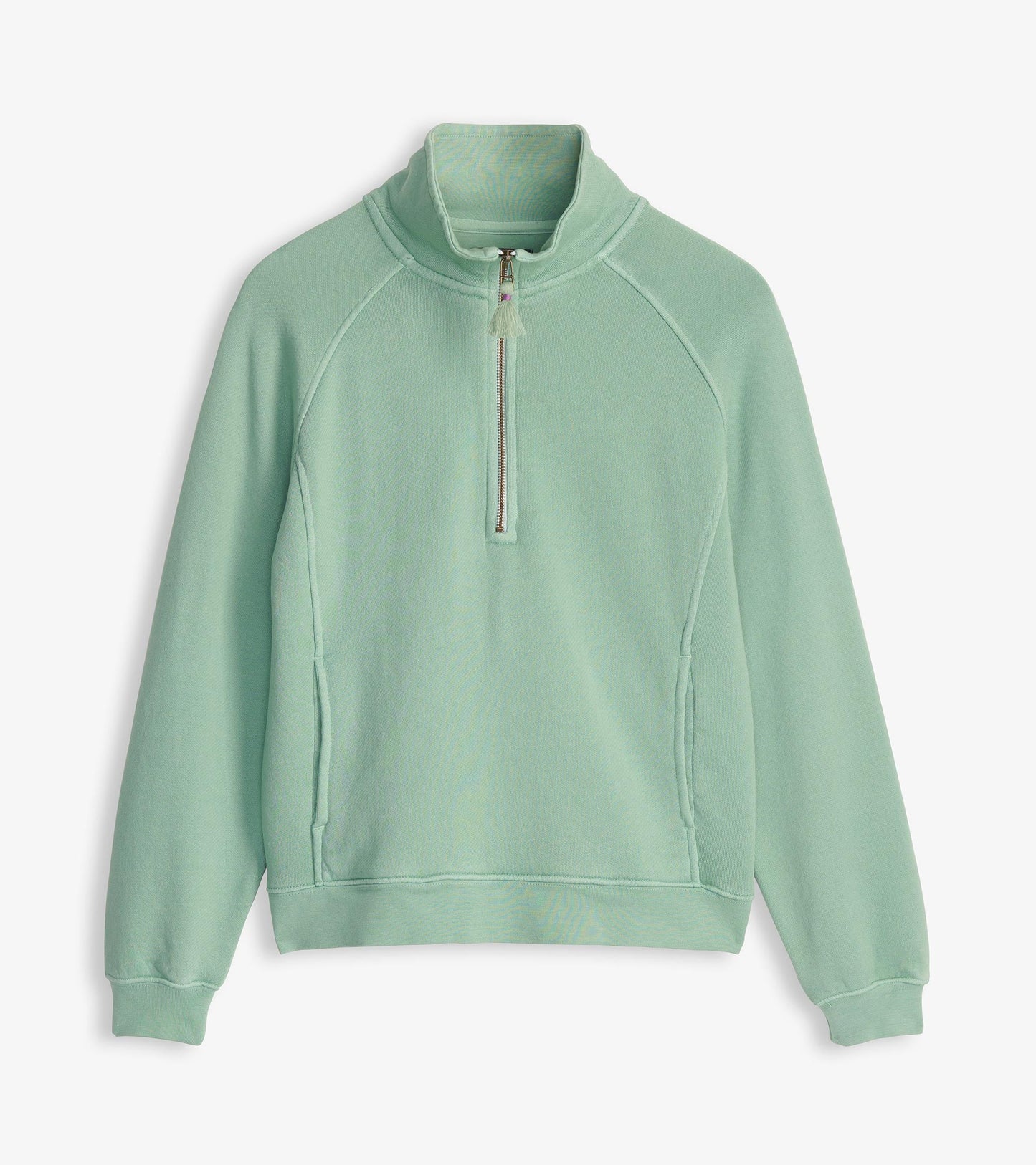 Mock Neck Pullover - Sage Green