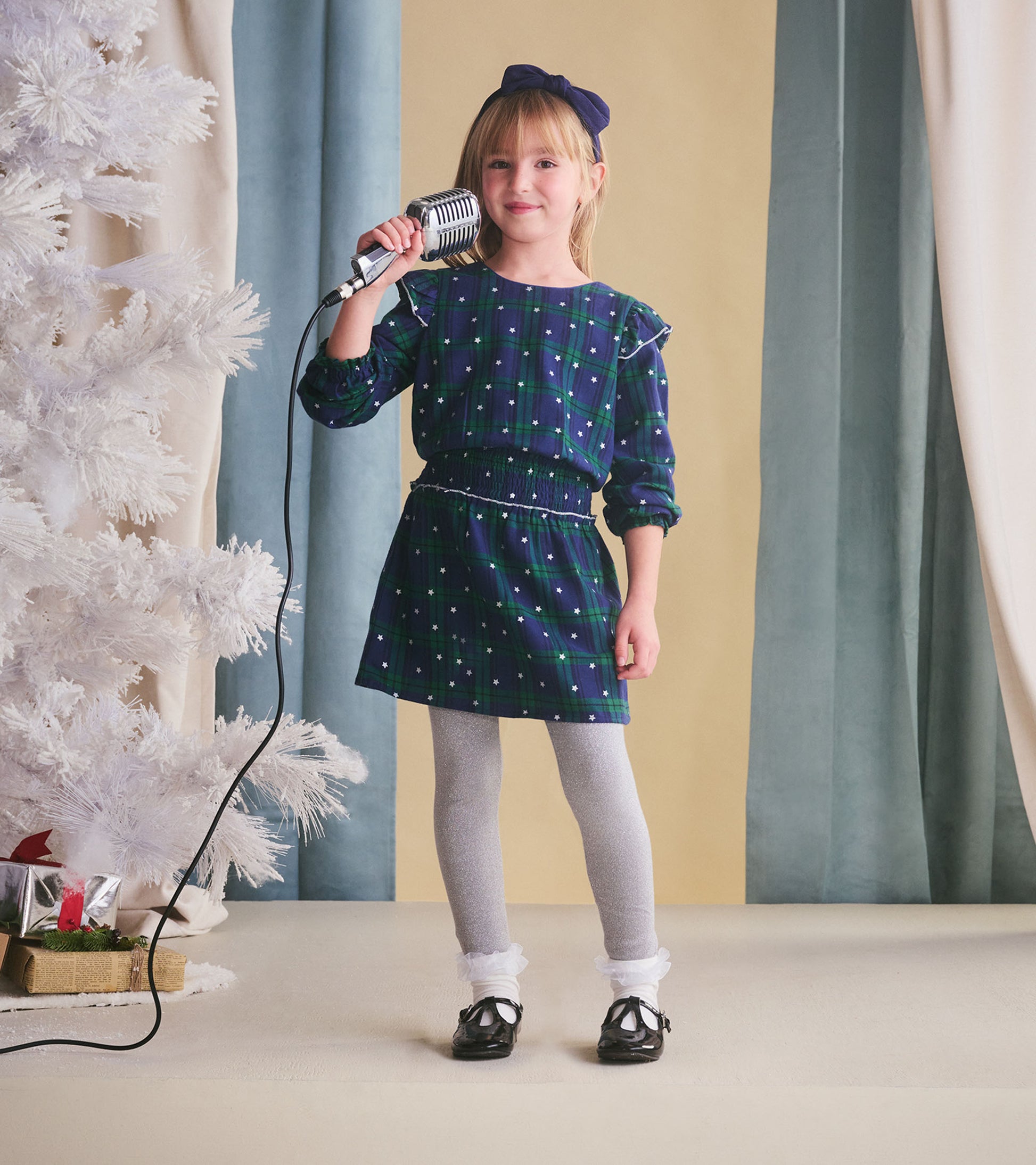 black watch plaid dress Effortlessly Elegant Gown