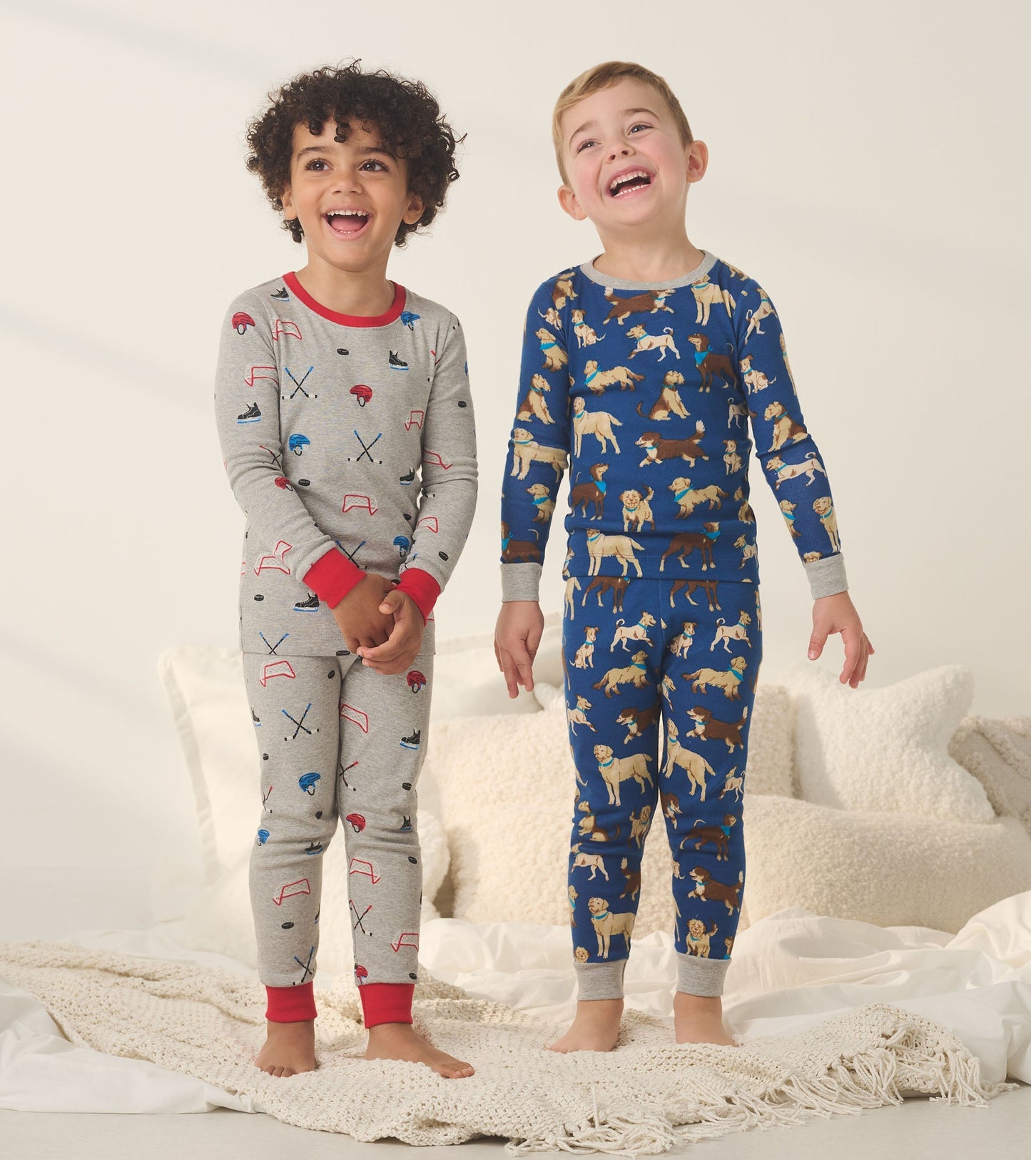 Boys Classic Dogs Organic Cotton Pajama Set