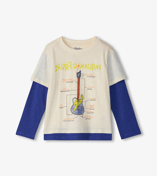 Boys Guitar Fooler Long Sleeve T-Shirt