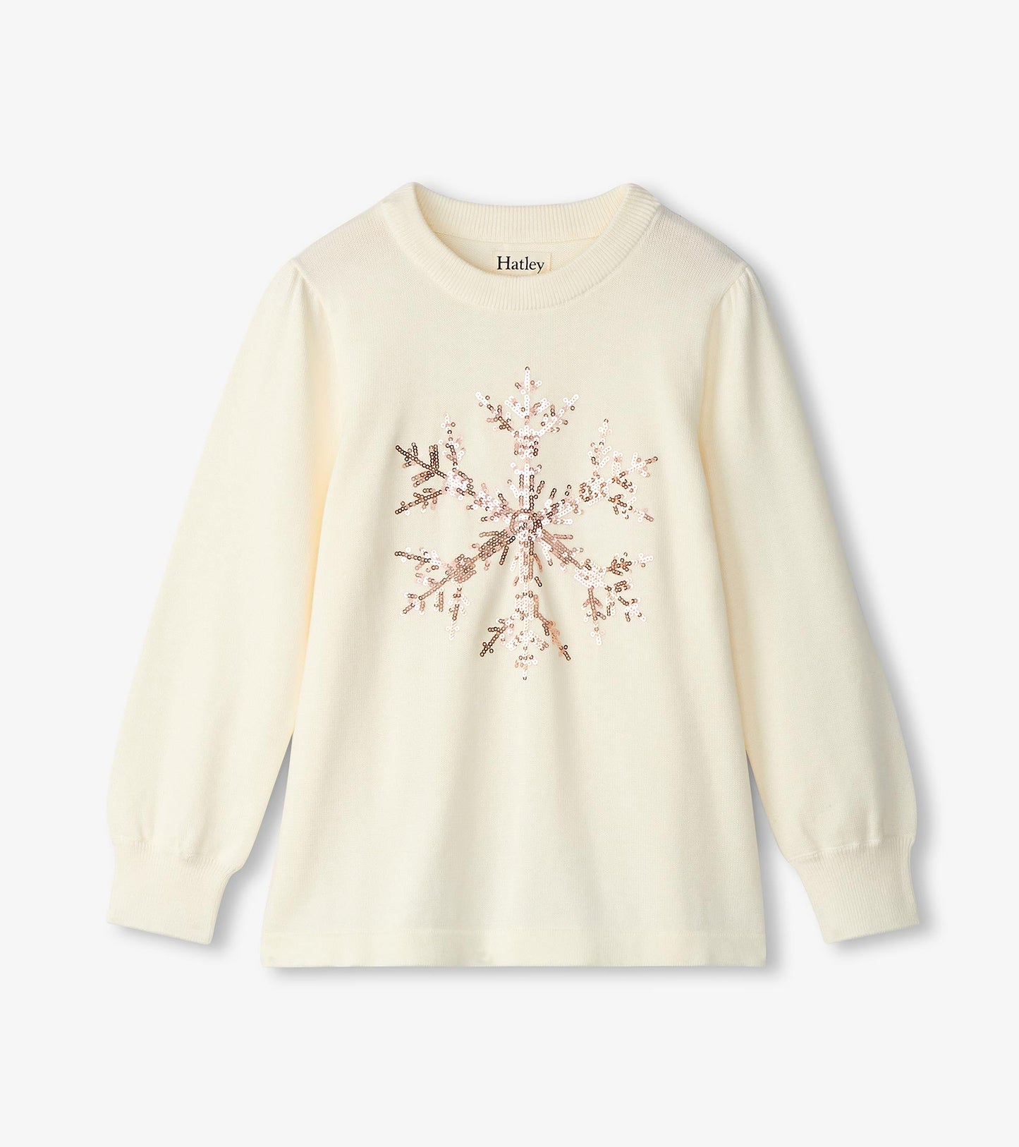 Girls Snowflake Pullover Sweater