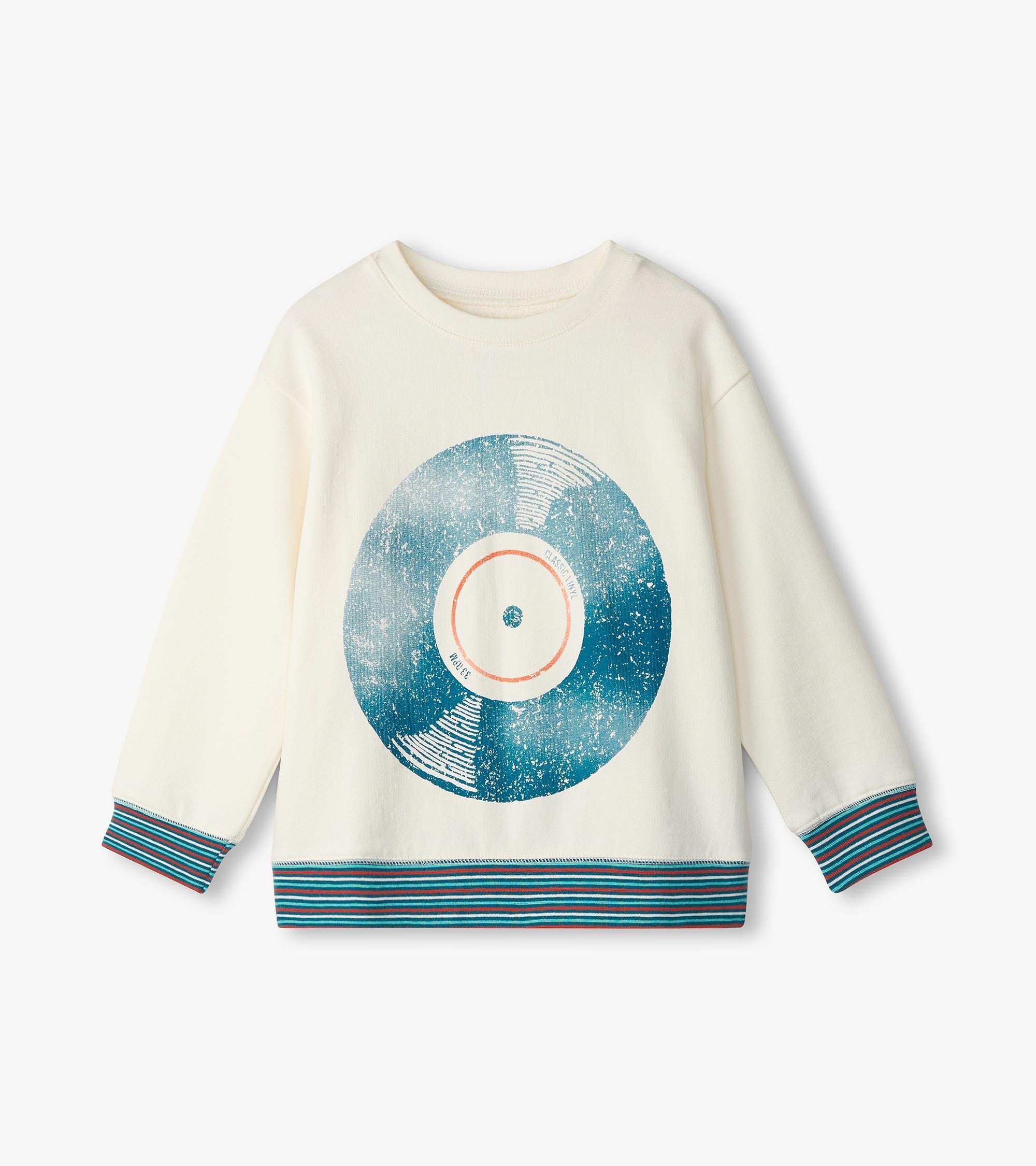 Boys Old School Vinyl Sweatshirt