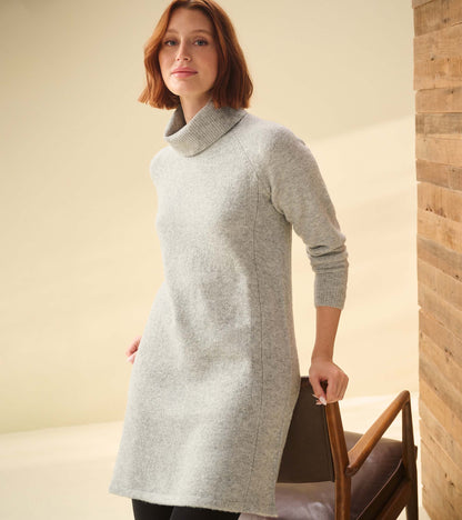 Swing Sweater Dress - Grey Heather