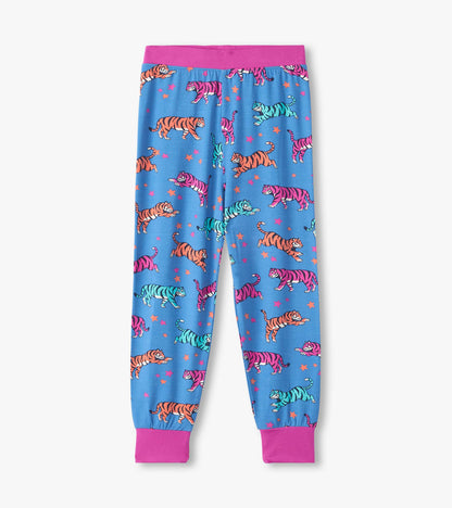 Girls Celestial Tigers Bamboo Pajama Set