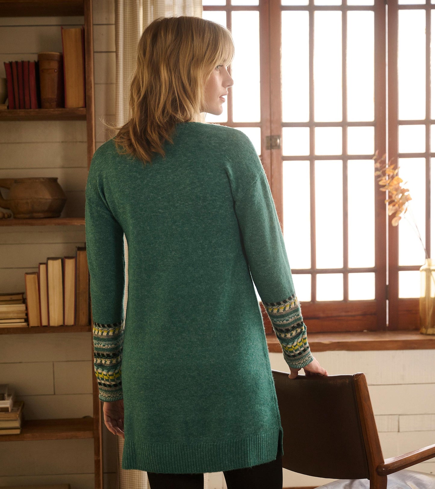 Sadie Sweater Dress - Forest Green