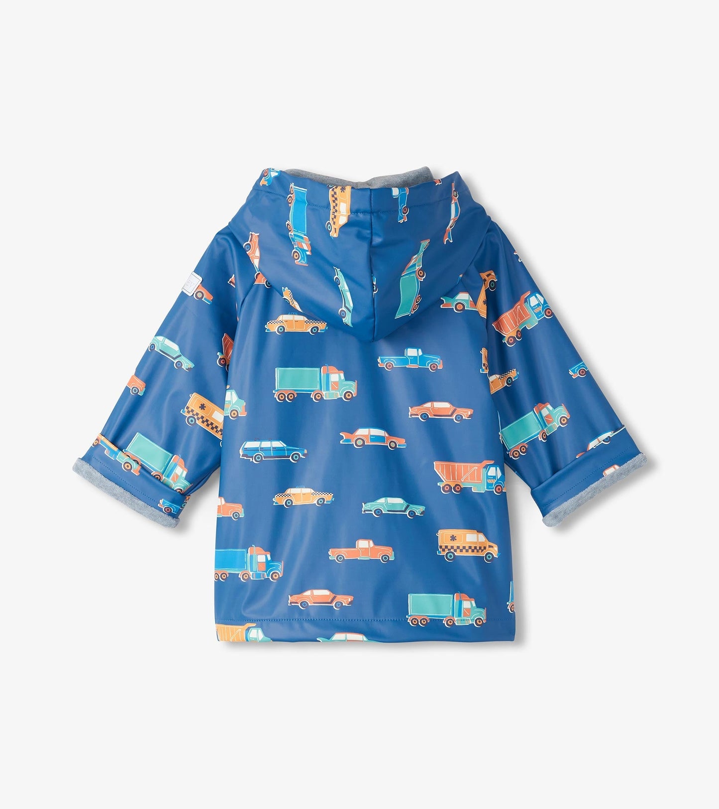 Baby & Toddler Boys Driving Cars Button-Up Rain Jacket