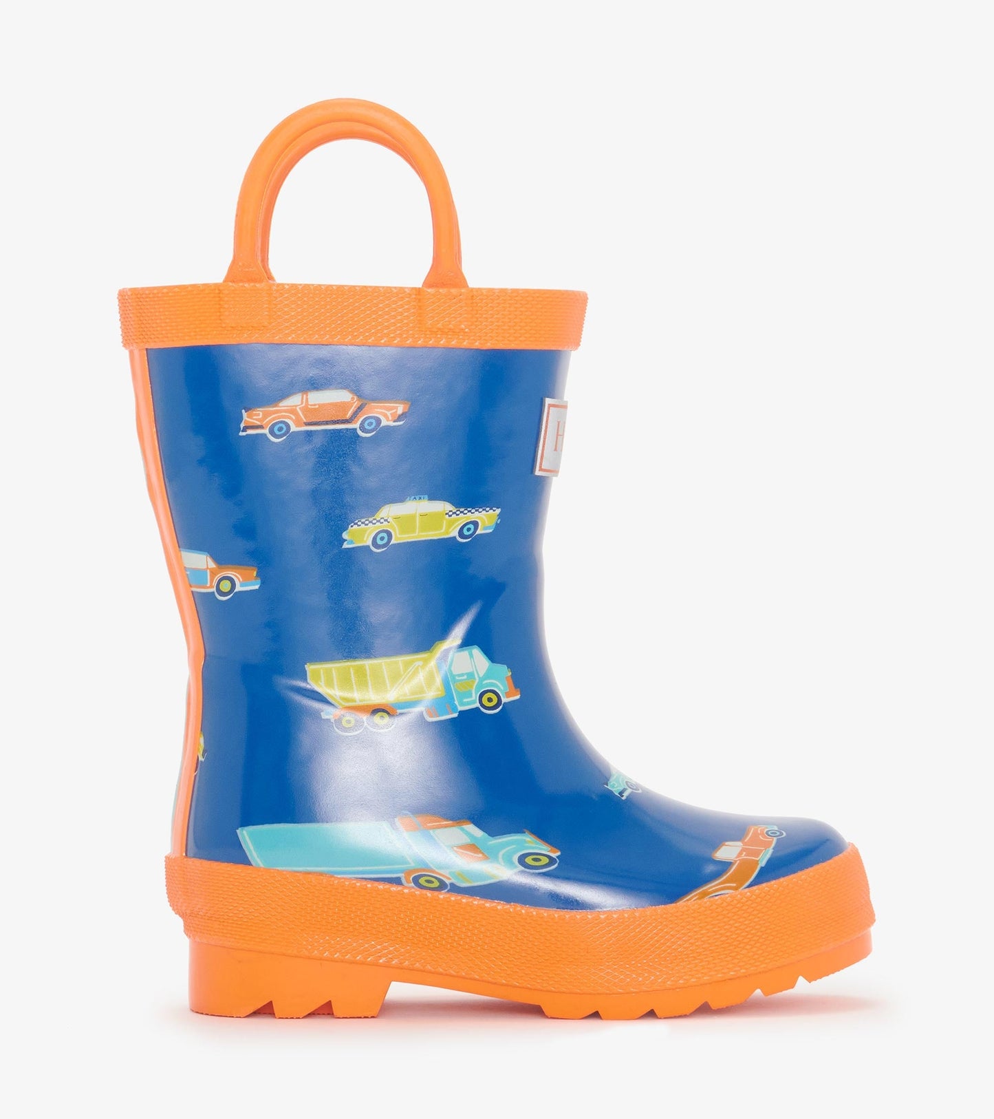 Toddler Boys Driving Cars Rain Boots