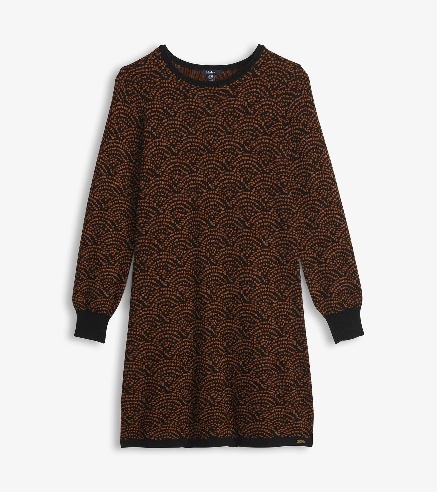 Abigail Sweater Dress - Art Deco Dots