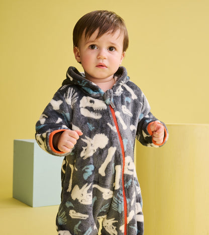 Baby Boys Dino Fossils Fleece Suit