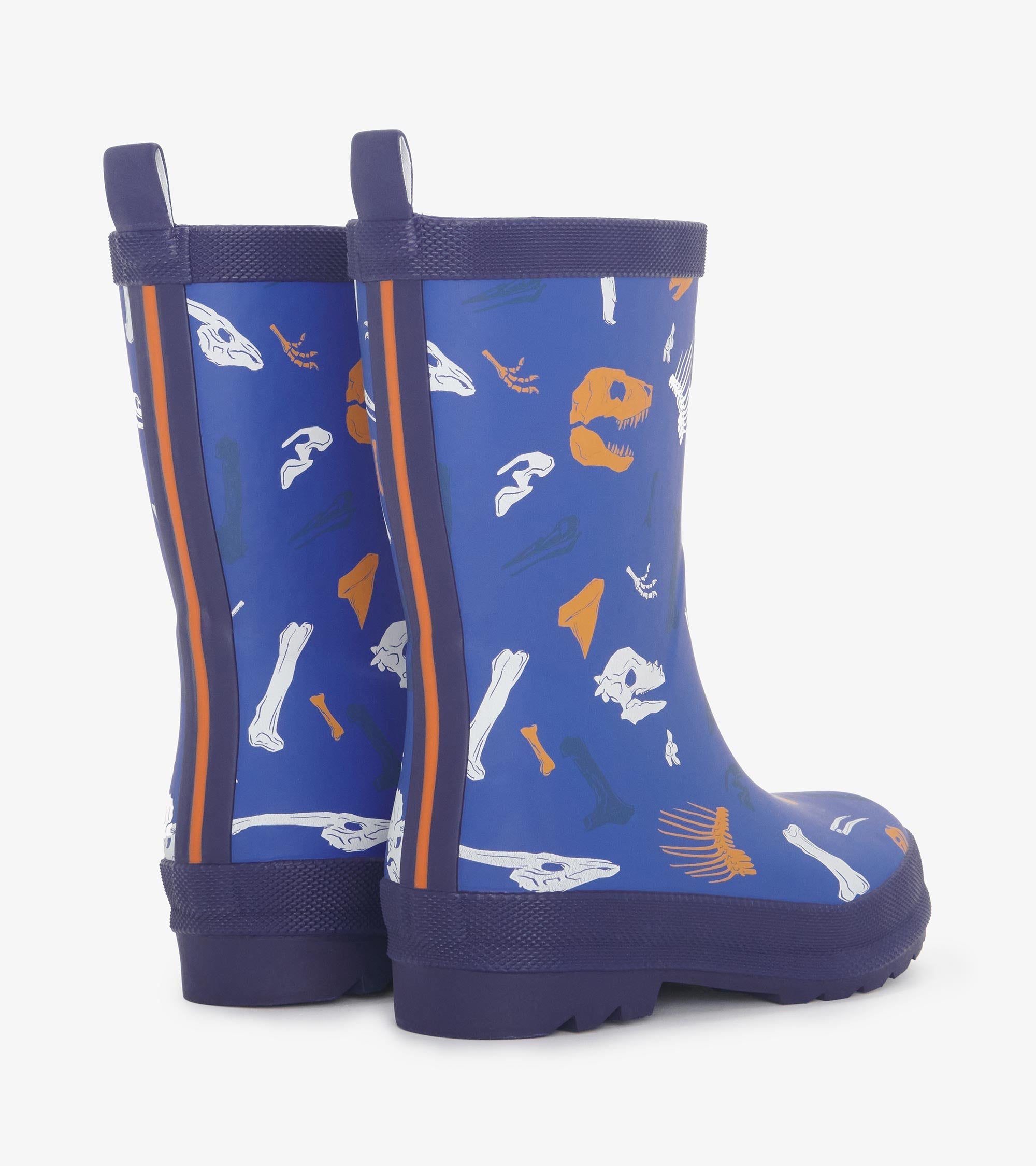 Boys Dino Fossils Matte Rain Boots