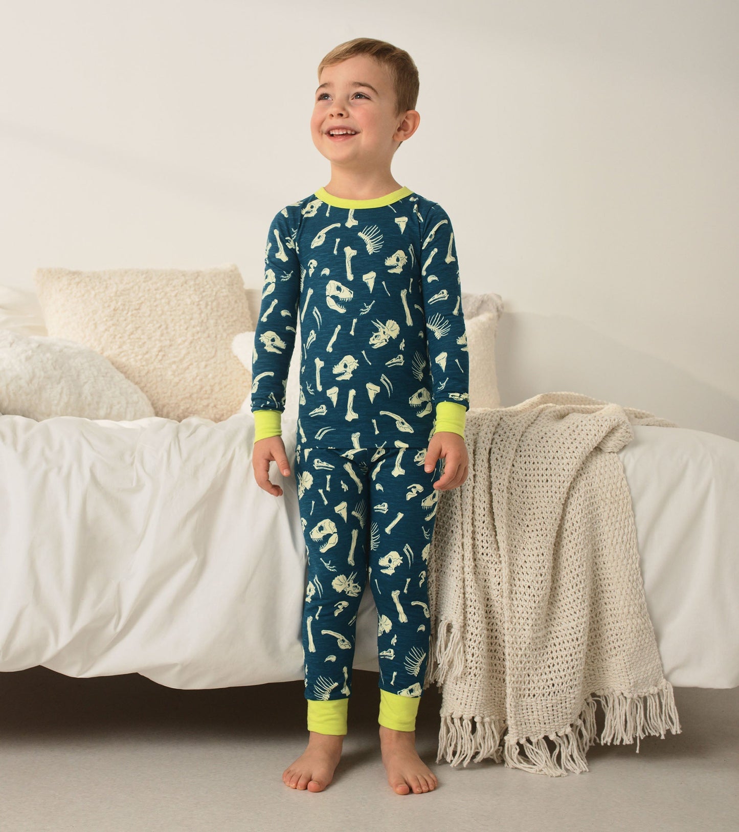 Boys Dino Fossils Pajama Set