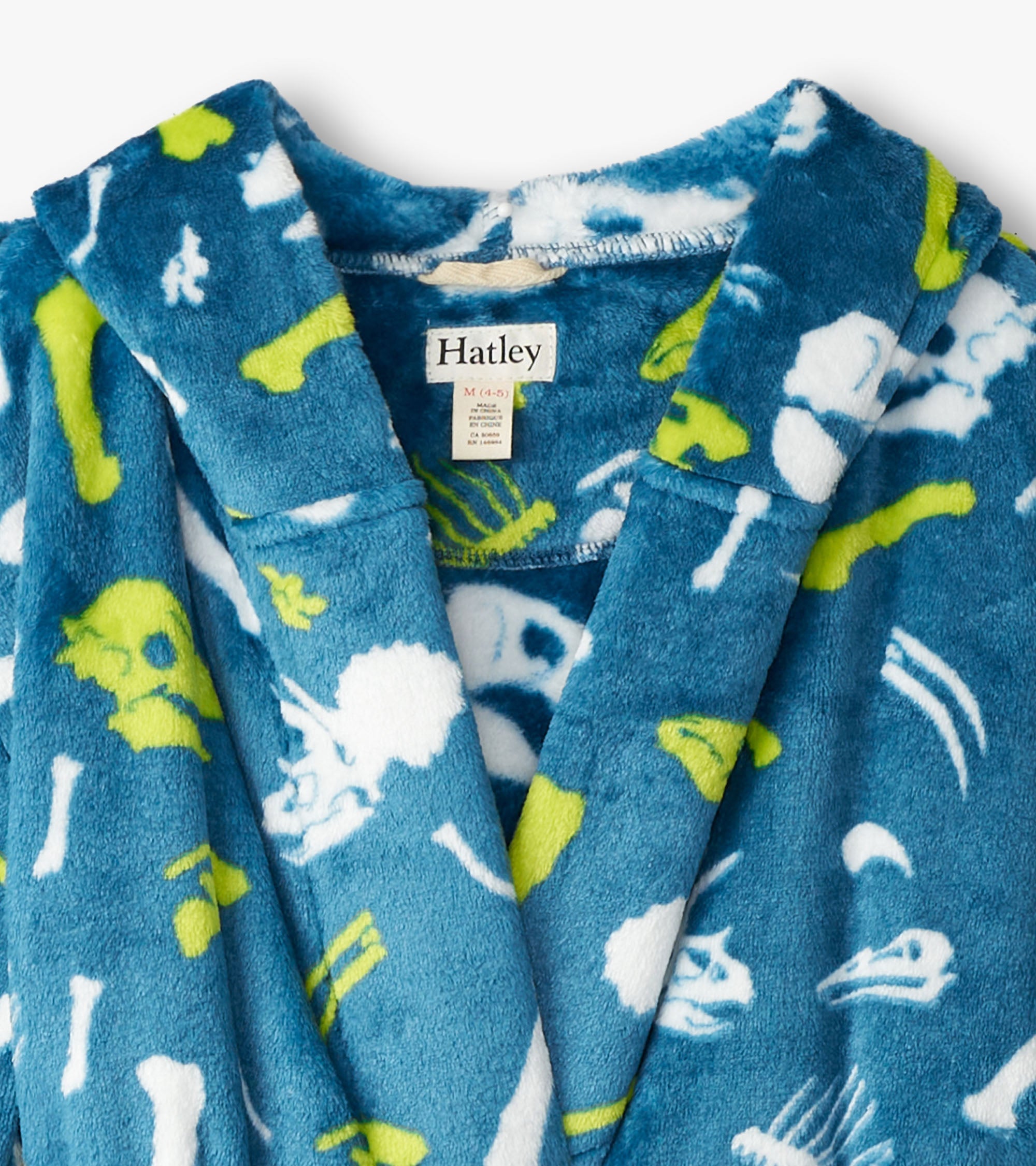 Baby Boys Dino Fossils Fleece Robe