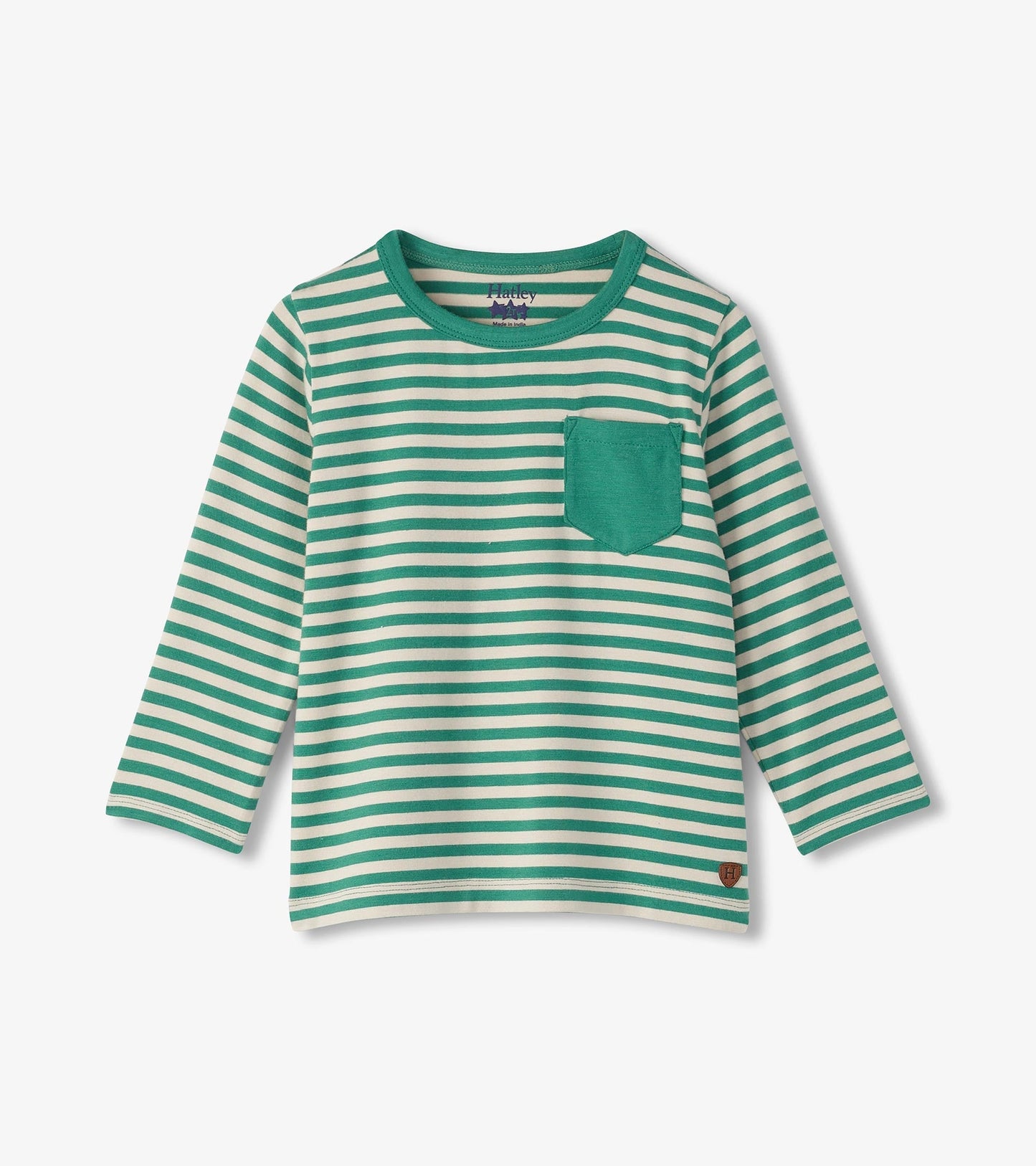 Baby & Toddler Boys Deep Sea Striped Long Sleeve Bamboo T-Shirt