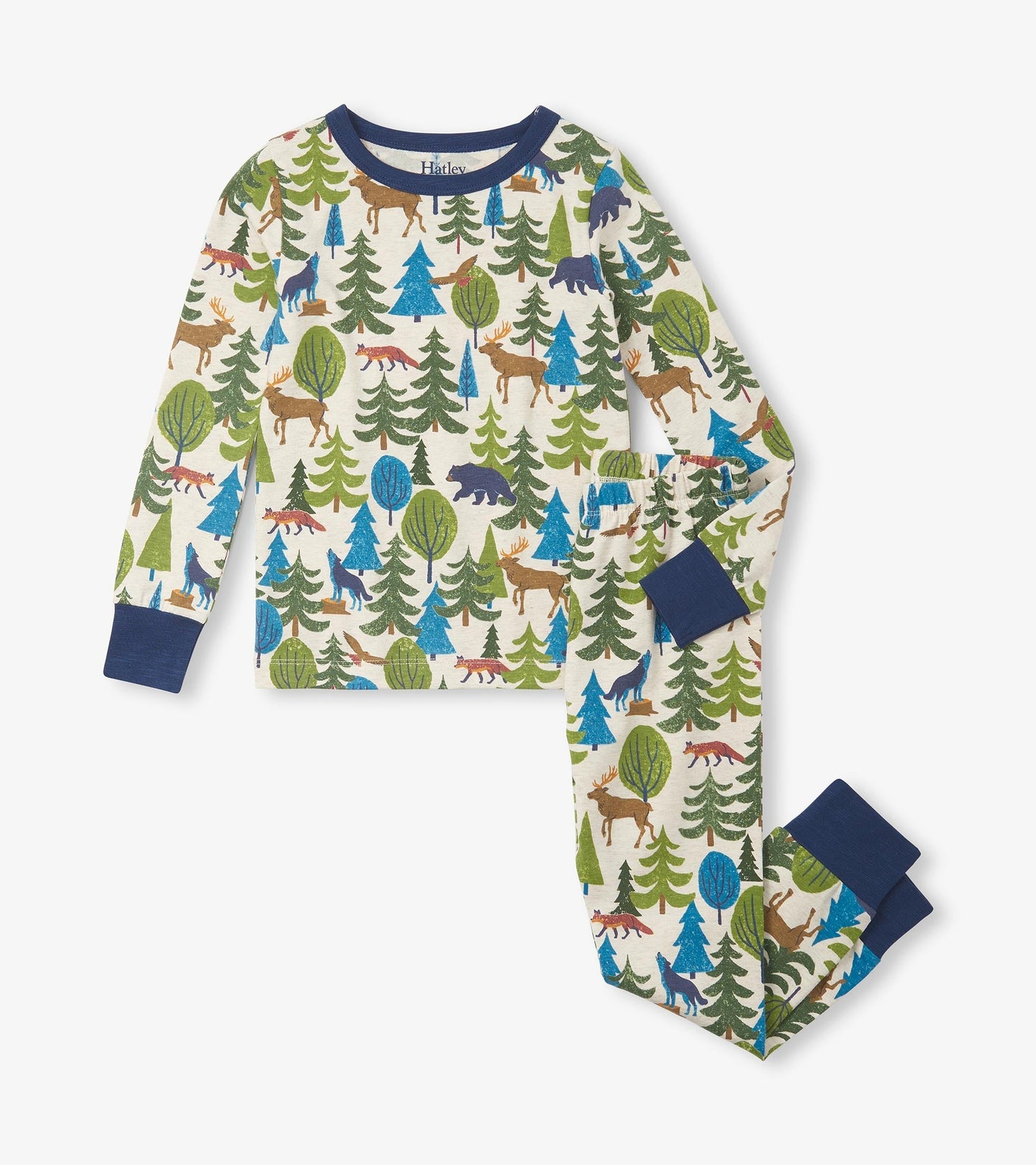 Boys Forest Scene Pajama Set