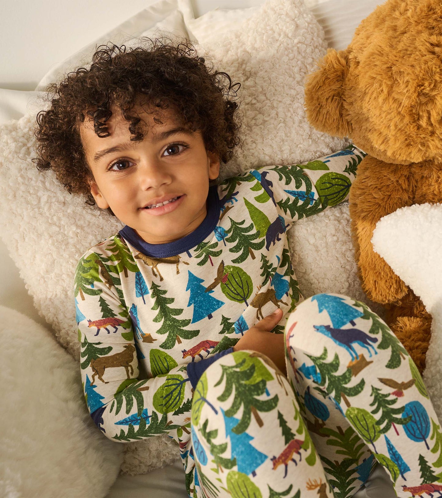 Boys Forest Scene Pajama Set