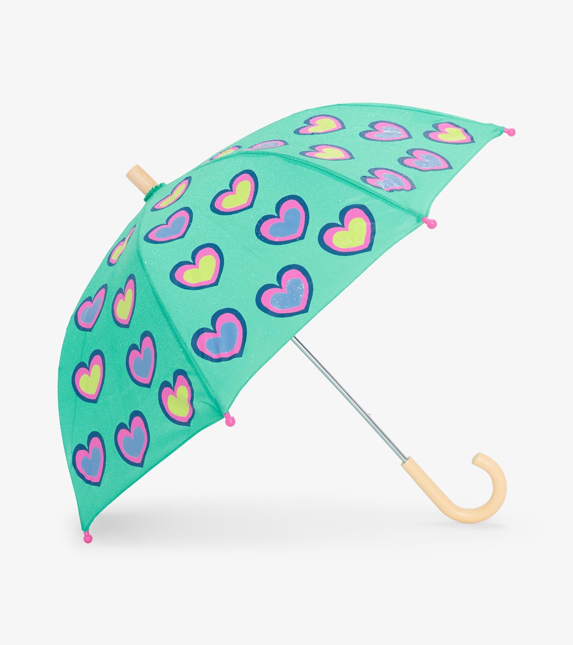 Hearts Colour Changing Umbrella