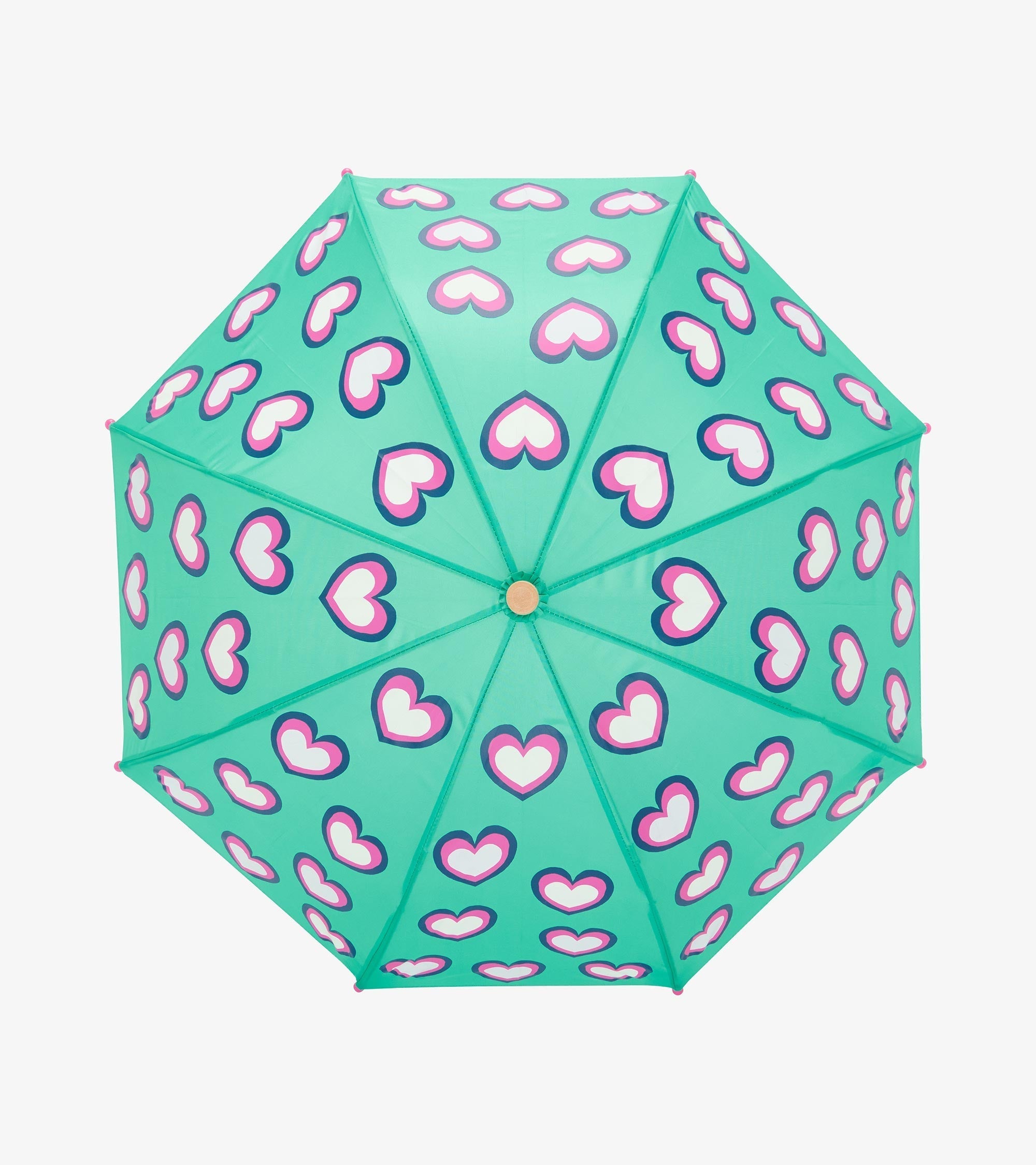 Hearts Colour Changing Umbrella