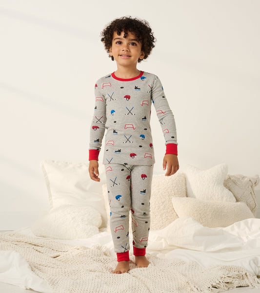 Boys Hockey Organic Cotton Pajama Set