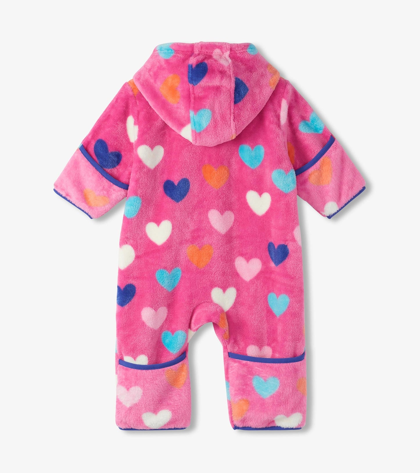 Baby Girls Hearts Fleece Suit