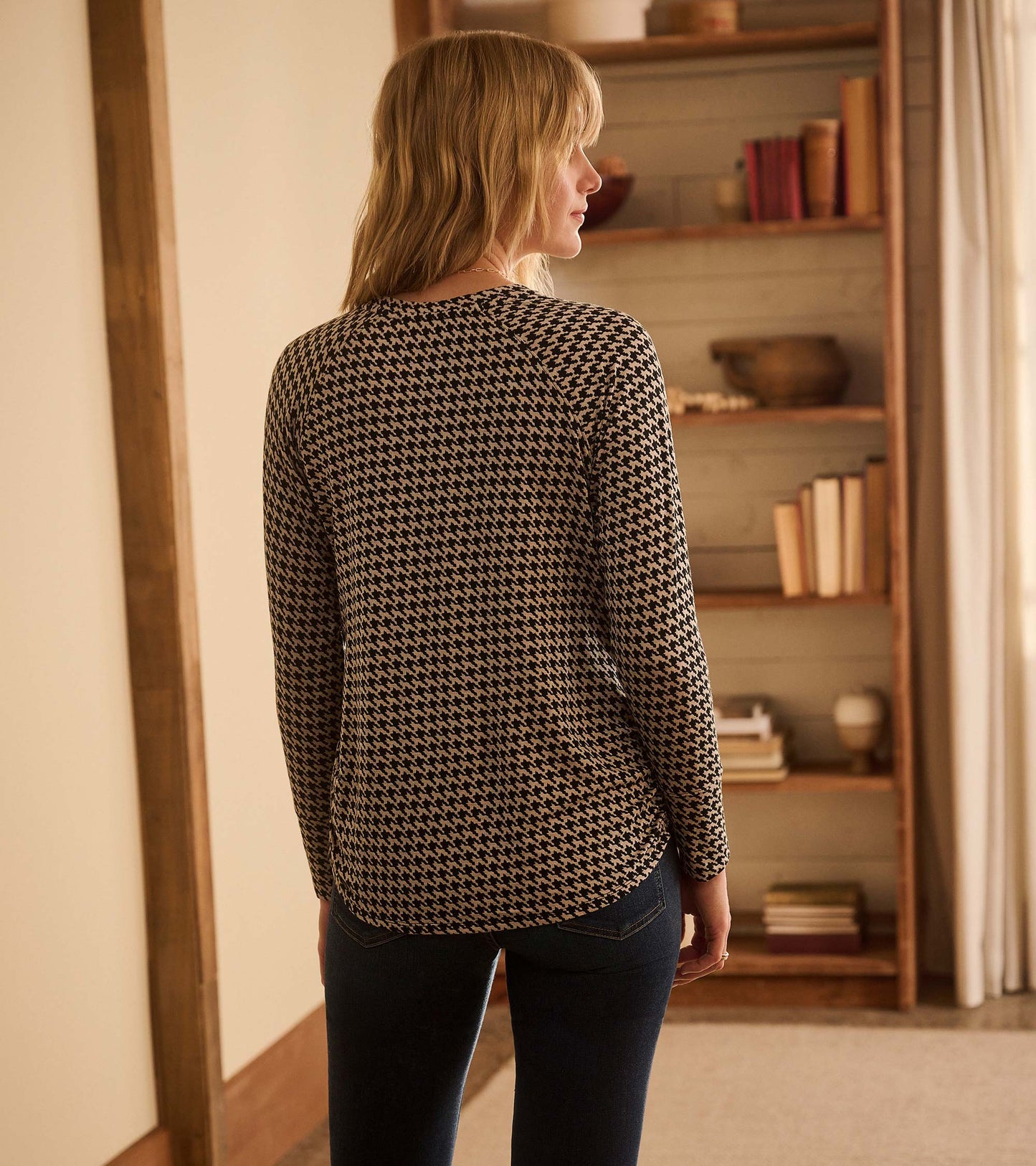 Chantel Pullover - Houndstooth