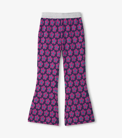 Girls Mini Flower Fun Waist Flare Pants