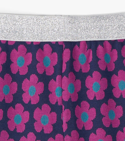 Girls Mini Flower Fun Waist Flare Pants