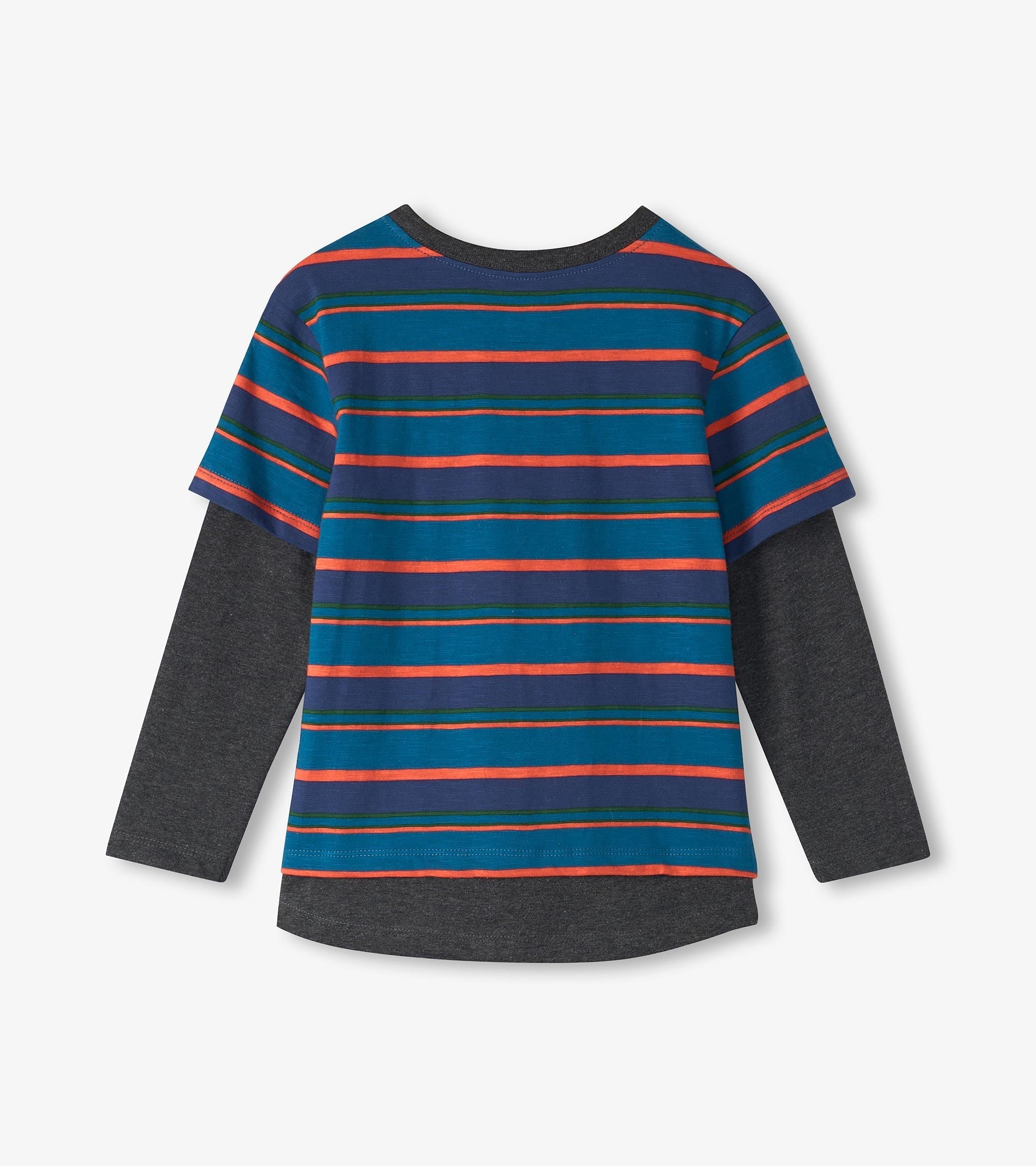 Boys Moroccan Blue Fooler Long Sleeve T-Shirt