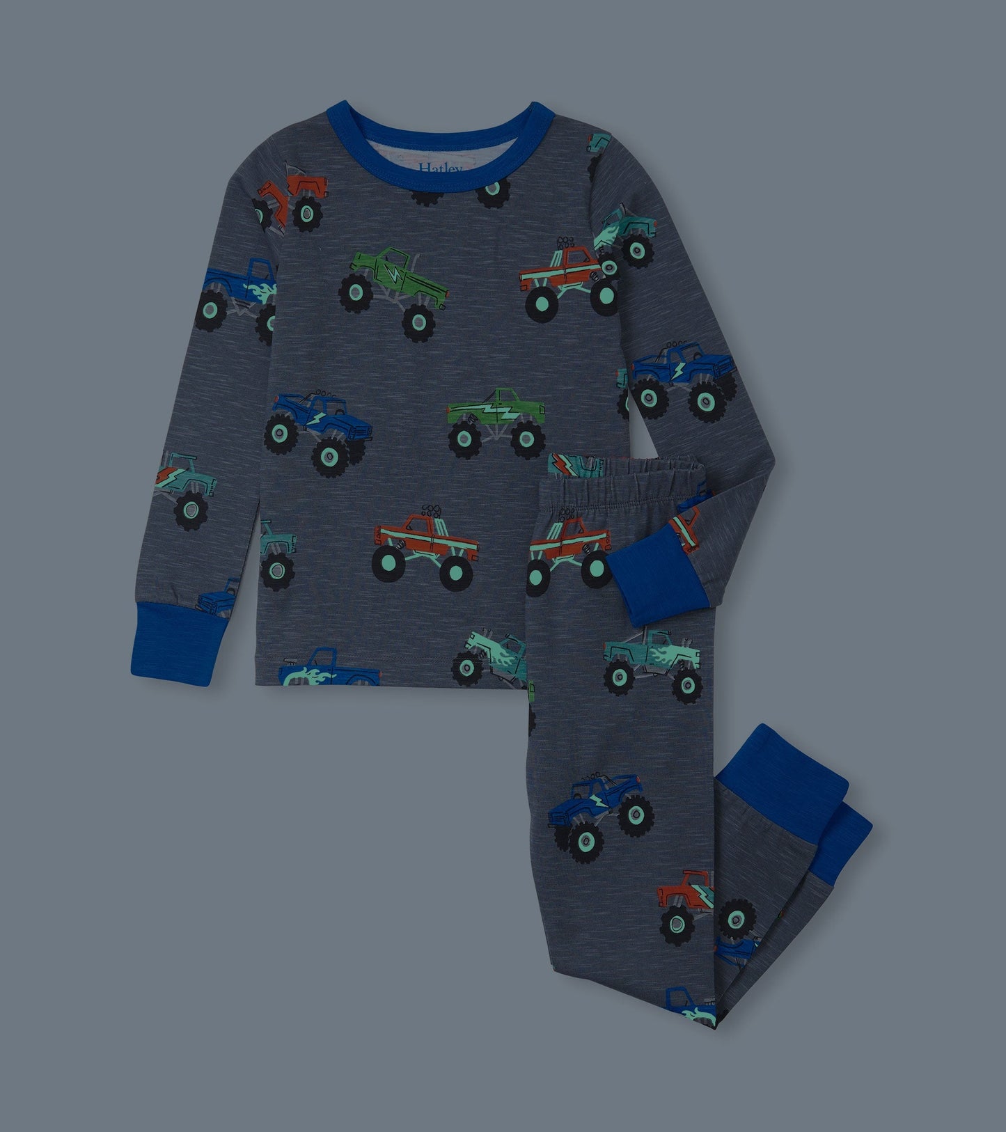 Boys Monster Trucks Pajama Set