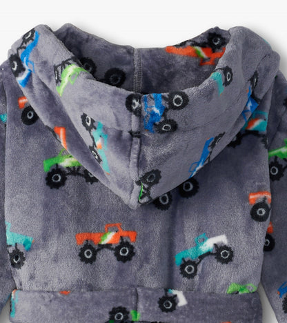 Baby Boys Monster Trucks Fleece Robe