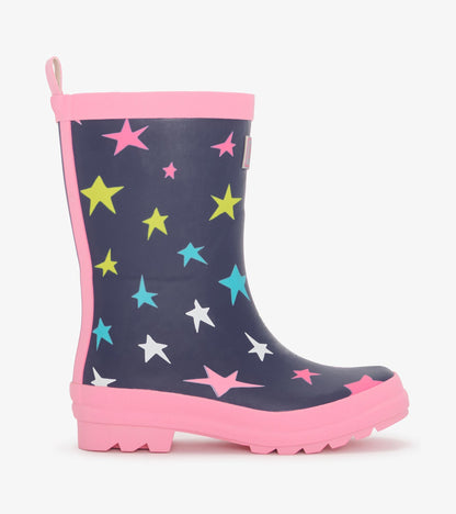 Girls Ombre Stars Matte Rain Boots