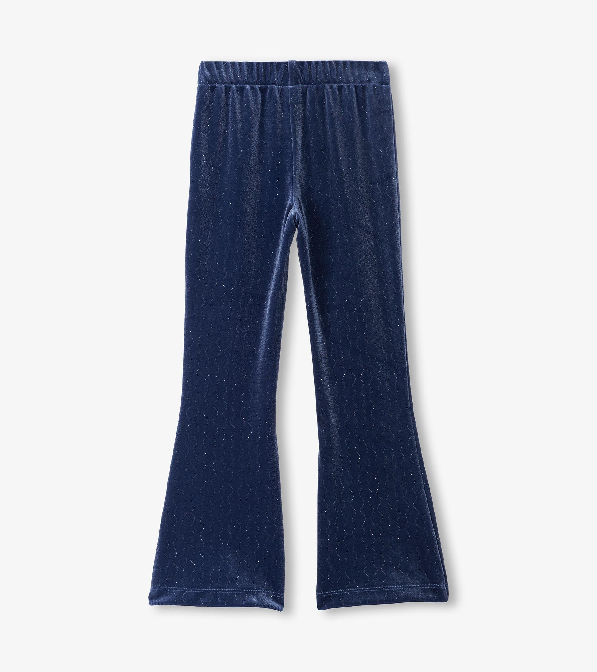 Girls Sparkle Wave Stretchy Flared Pants