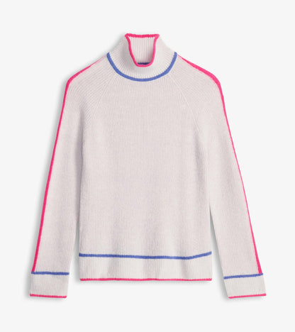 Raglan Pullover - Pale Snow Melange