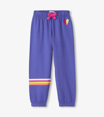 Girls Rainbow Baggy Track Pants