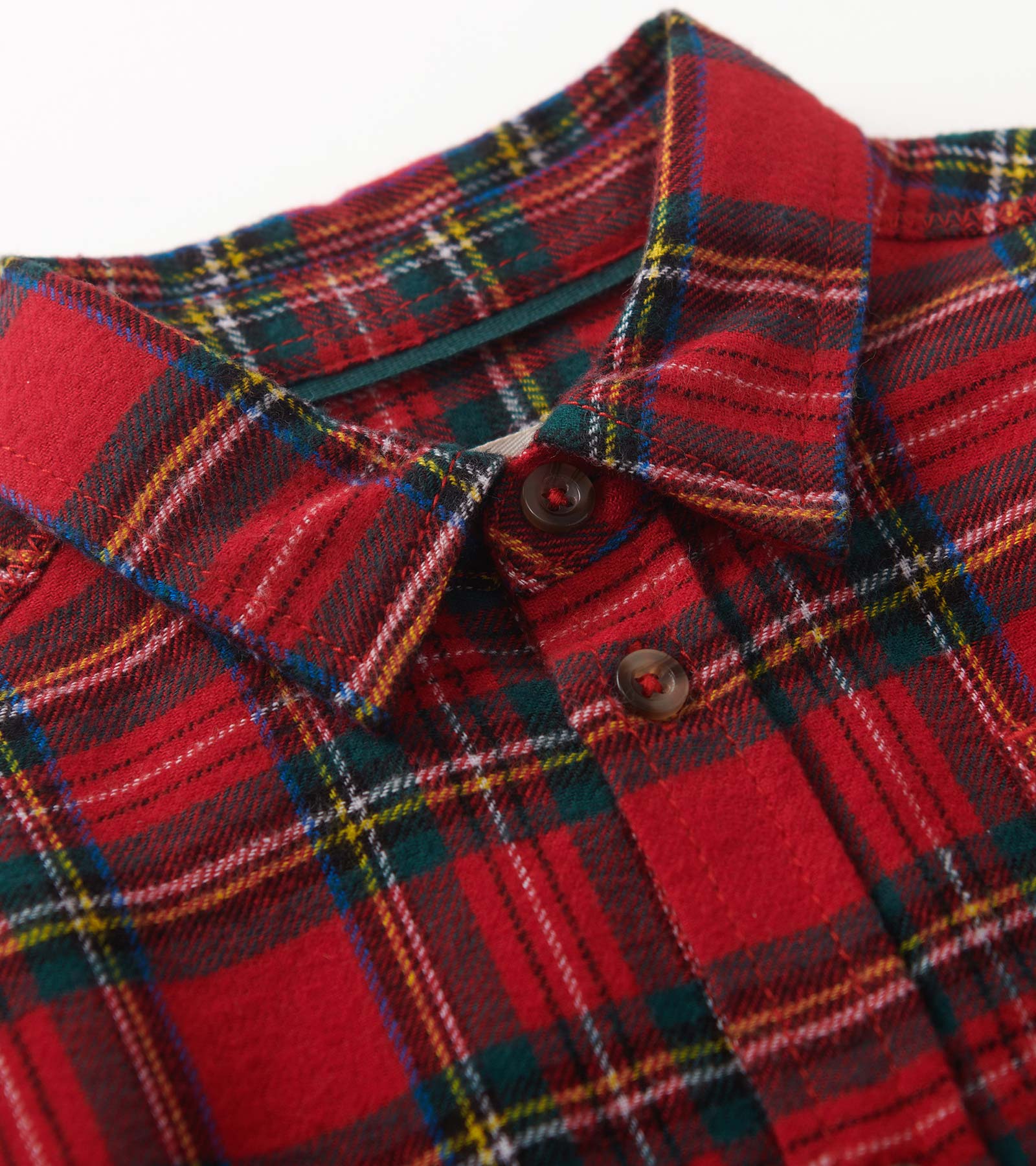 red and green plaid dress shirt Checked Flannel Charlie Shirt