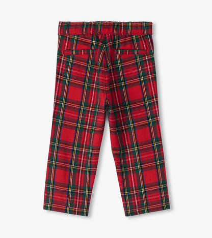 Baby & Toddler Red Plaid Straight Leg Pants