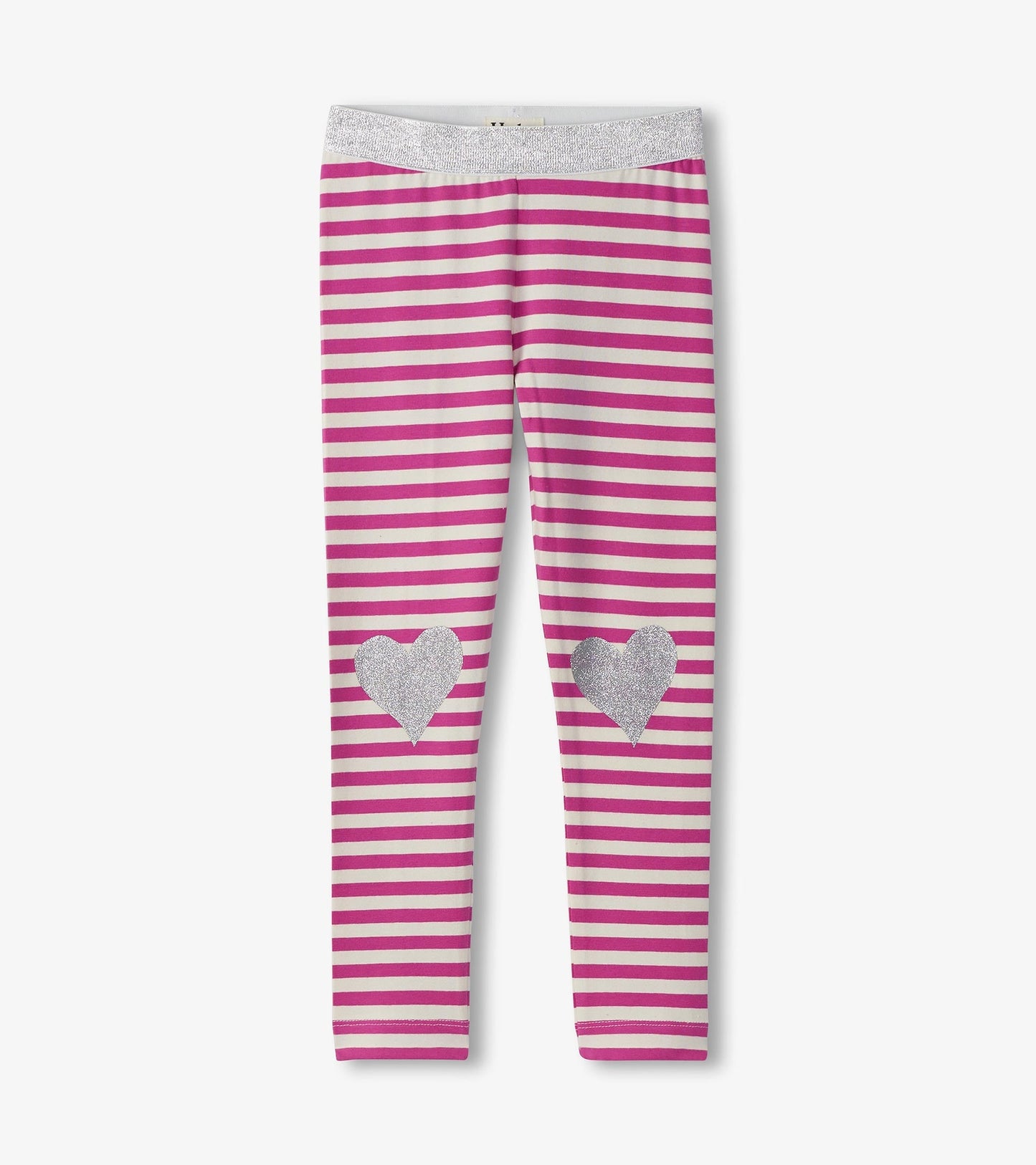 Girls Fun Hearts Waist Leggings