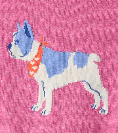 Baby & Toddler Girls French Bulldogs Sweater