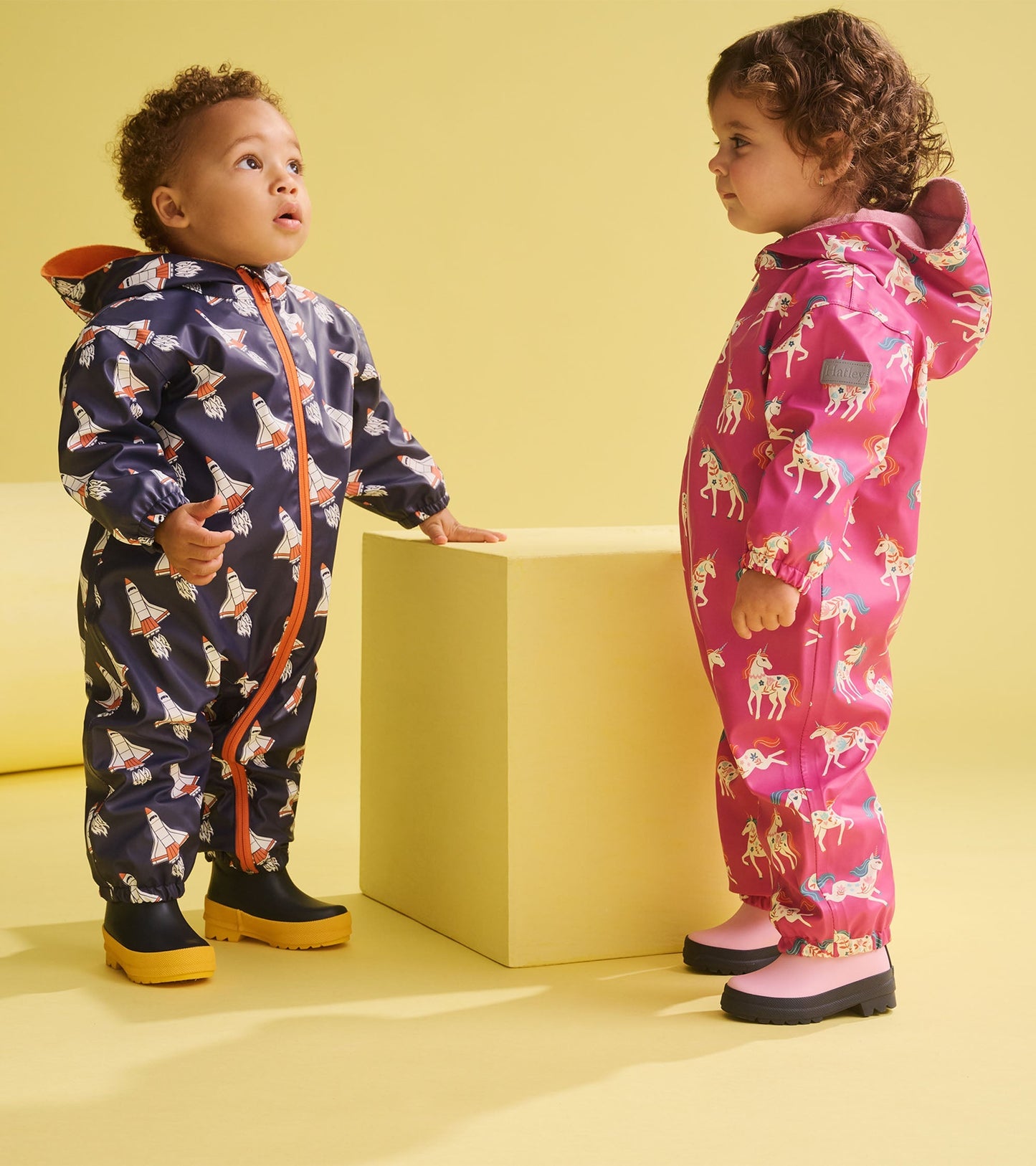 Baby Boys Space Shuttles Rain Suit