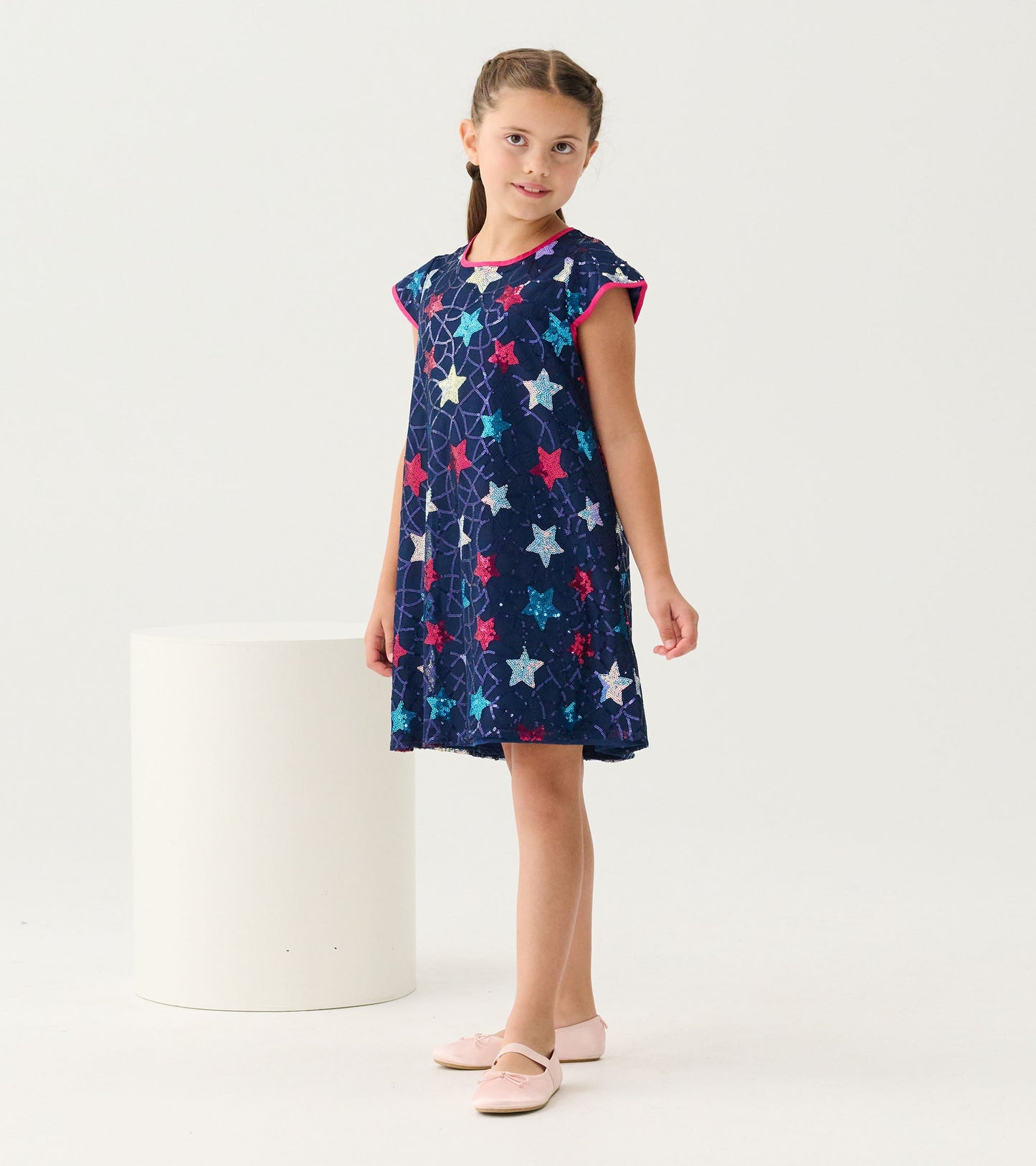 Girls Starry Sky Party Dress