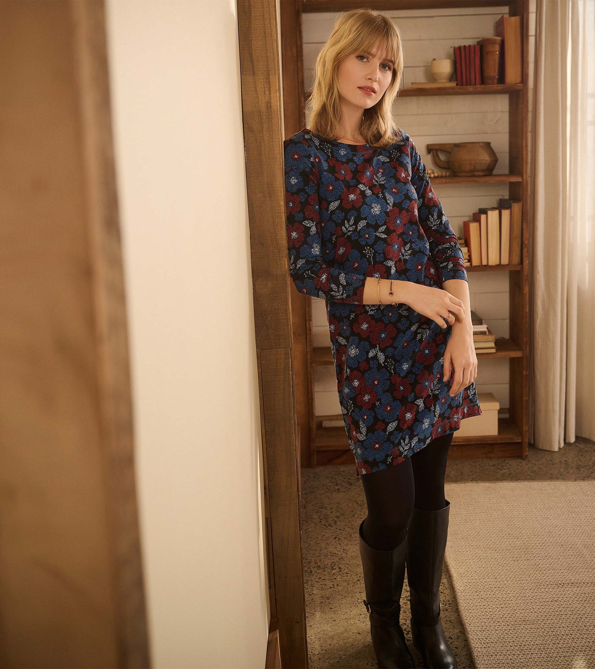 Olivia Dress - Textured Floral Olivia Dress - Textured Floral