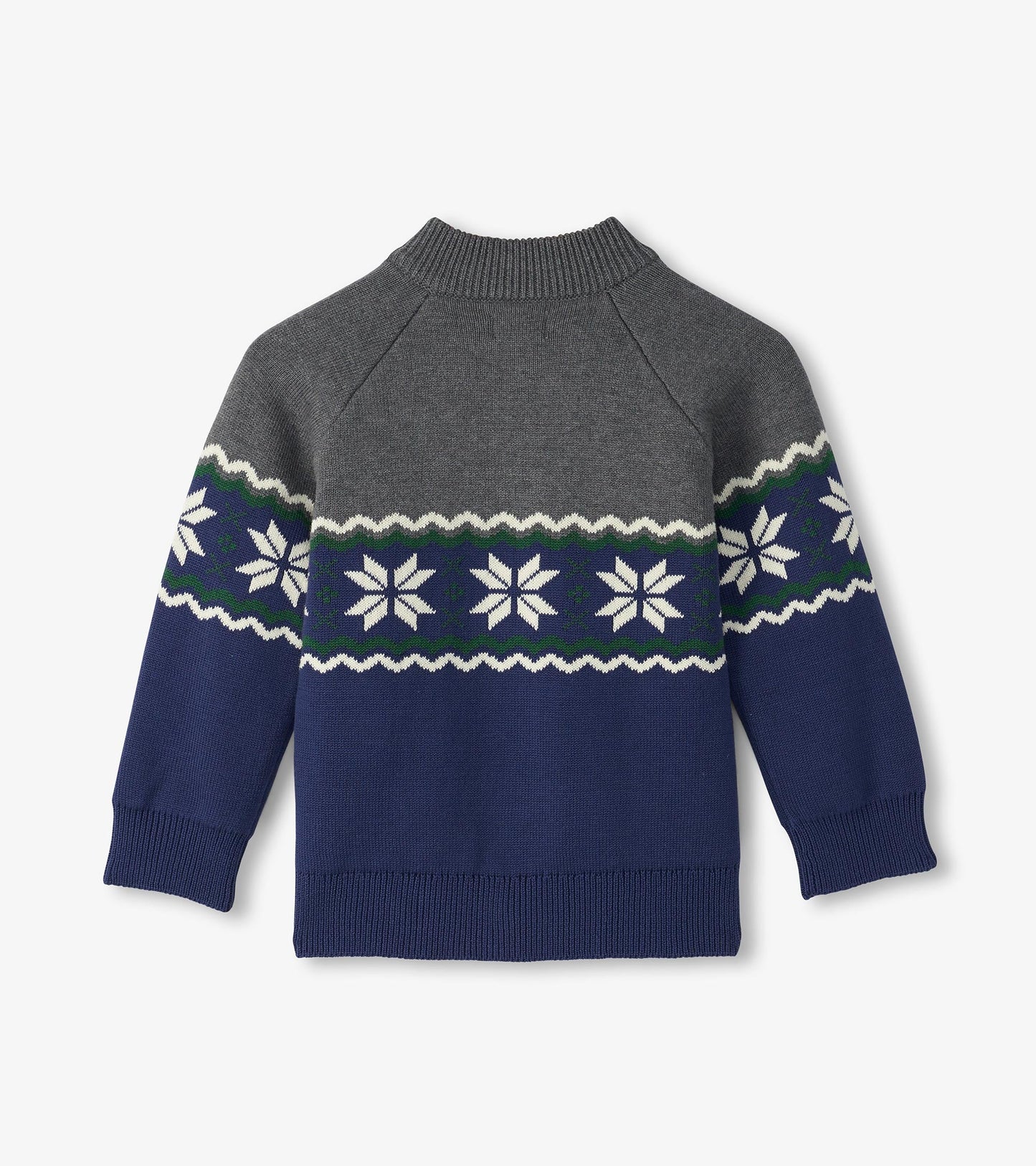 Boys Winter Knit Mockneck Sweater