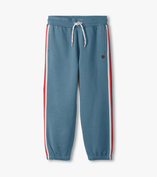 Boys Blue Stone Baggy Track Pants