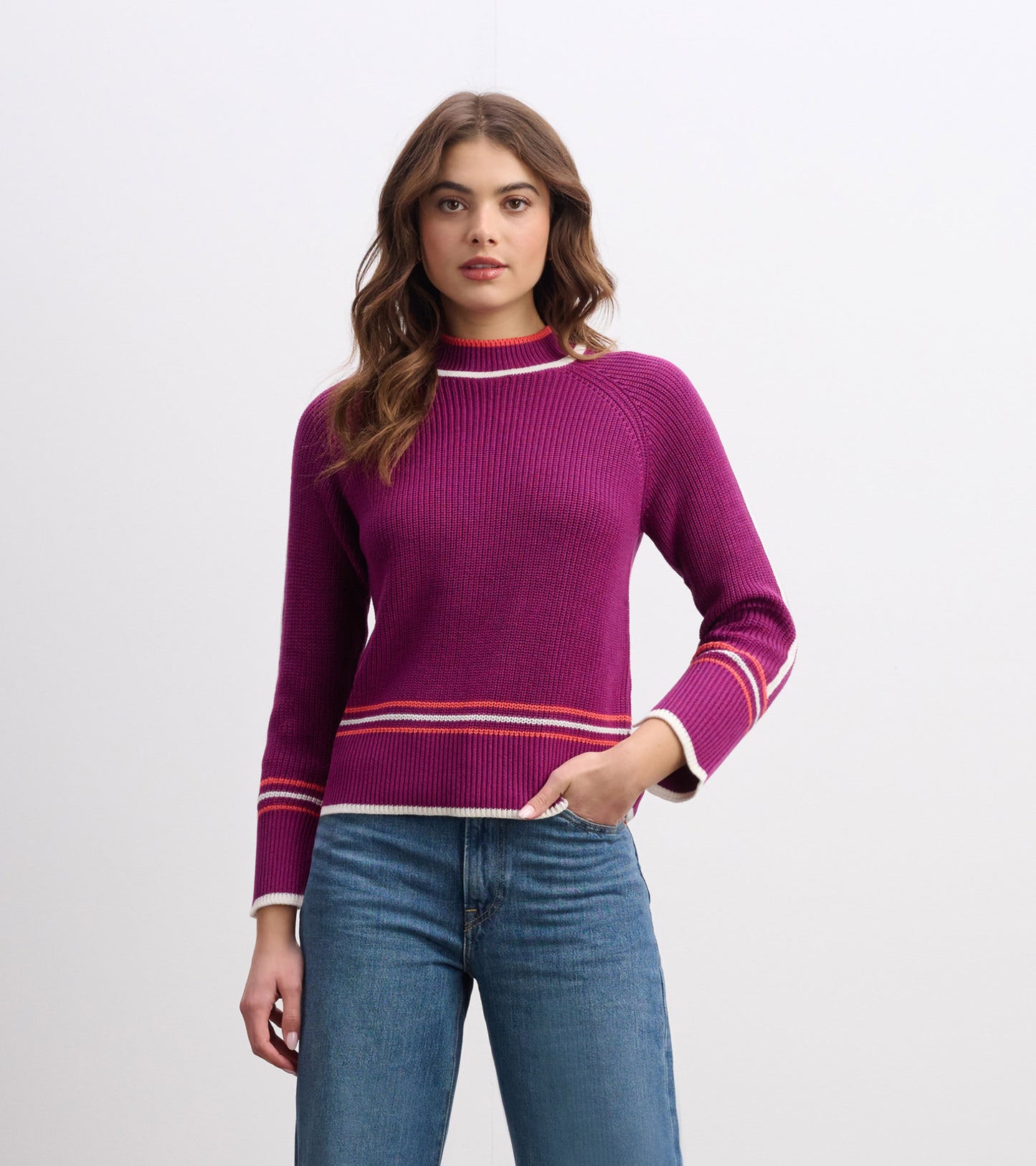 Raglan Pullover - Crushed Grape